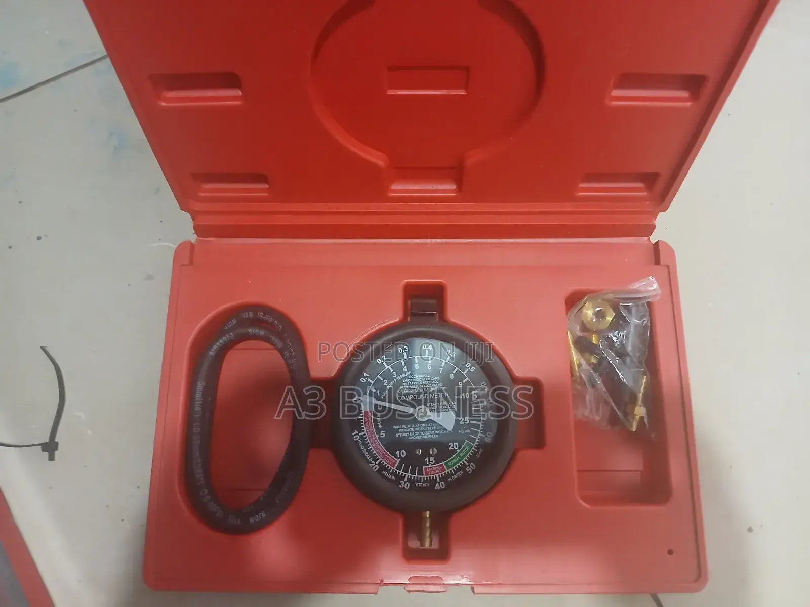 Vacuum and Fuel Pump Pressure Tester የቫኩም እና የነዳጅ ፓምፕ ግፊት መለኪያ