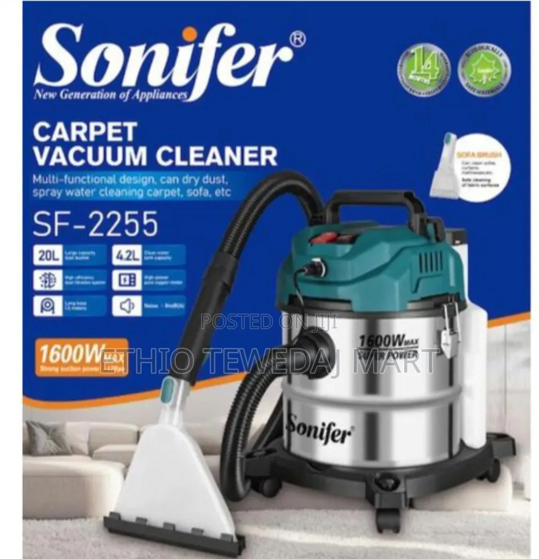 Sonifer Sf-2255 Carpet Vacuum Cleaner With A 20l Dust Capacity 1600w