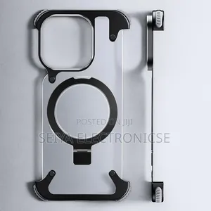 iPhones 15pro Max 16 Pro Max Case,Cover Freamlass Metal Case