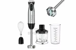 Electric Hand Blender Set With Chopper Whisk