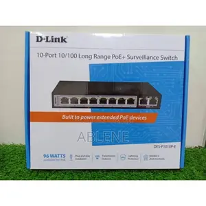 D Link 8 Port Call Long Range Poe+Surveillance