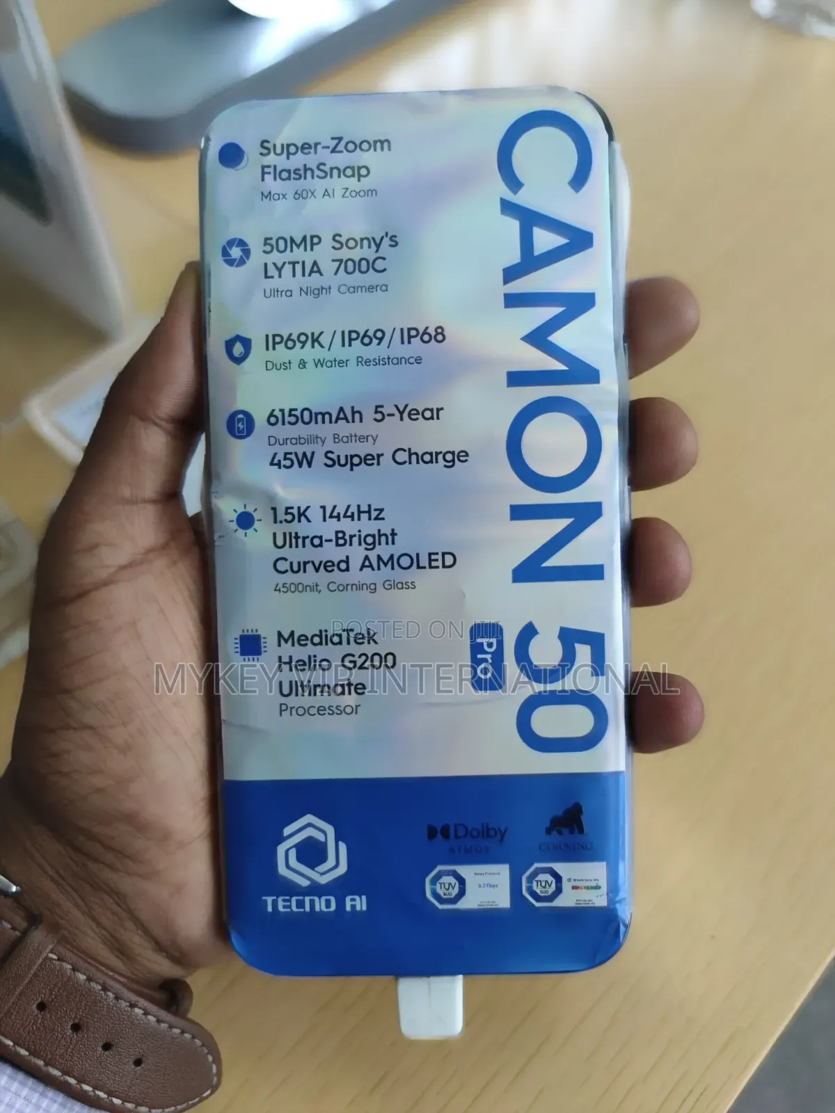 New Tecno Camon 50 Pro 256 GB Gray