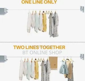 Double Ropes Retractable Clotheslines