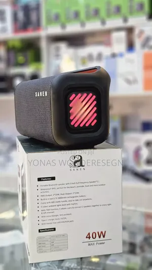 Sanen Portable Bluetooth Speaker – Deep Bass Wireless Sound System
