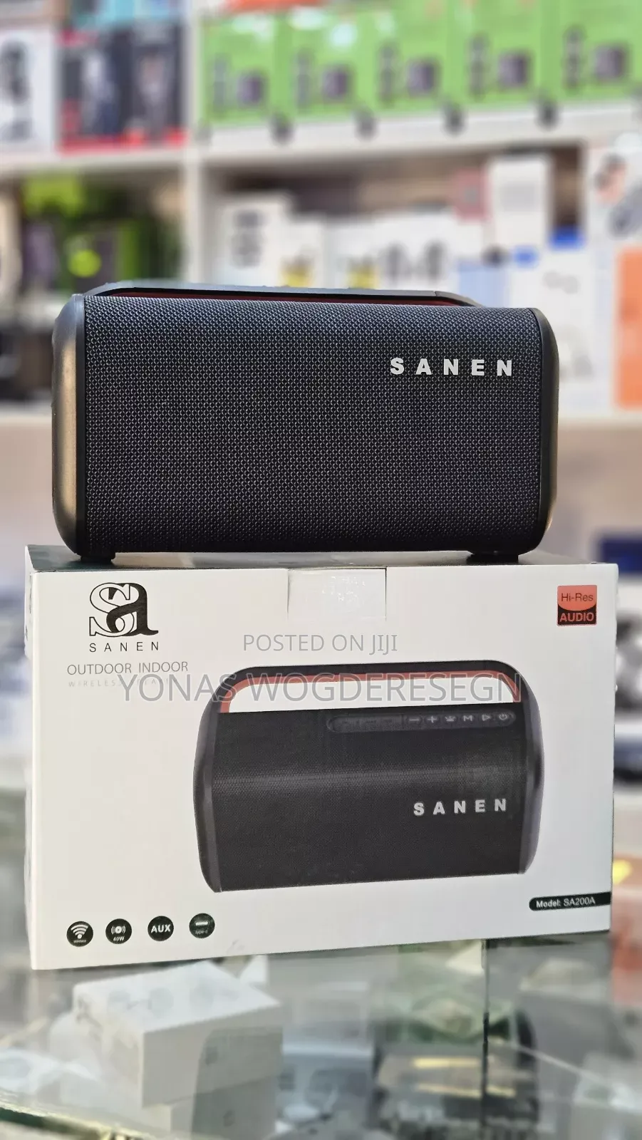 Sanen Portable Bluetooth Speaker – Deep Bass Wireless Sound System