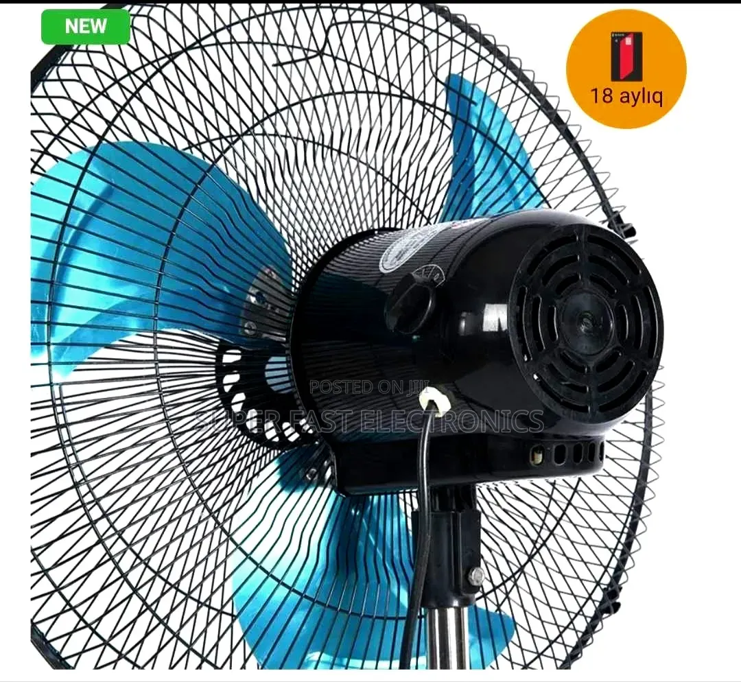 Crown Floor Fan High-Velocity Pedestal Fan – 3-Blade Industrial Streng