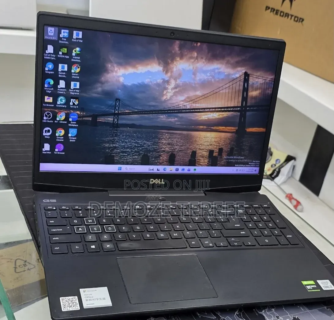 New Laptop Dell G15 5511 32GB Intel Core i7 SSD 512GB