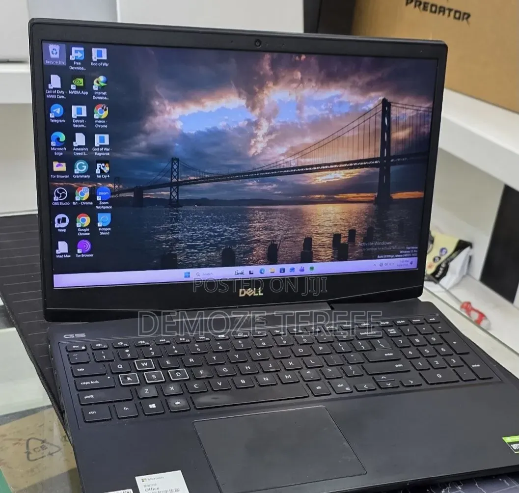New Laptop Dell G15 5511 32GB Intel Core i7 SSD 512GB