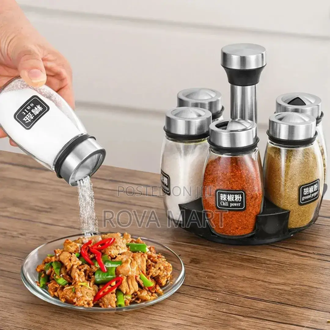 6 In 1 Spice Rack New Original