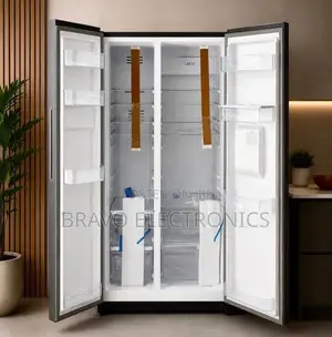 Akira 670l Side by Side Refrigerator With Water Dispenser