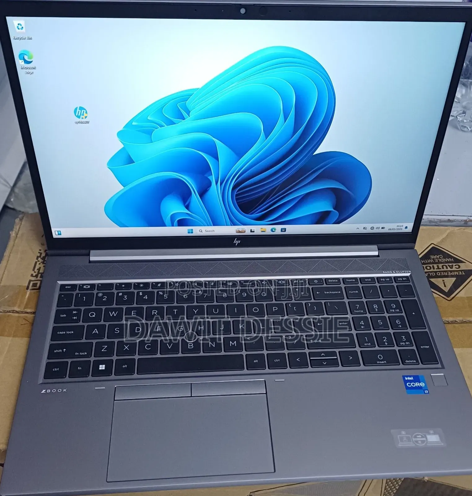 New Laptop HP 16GB Intel Core i7 SSD 512GB