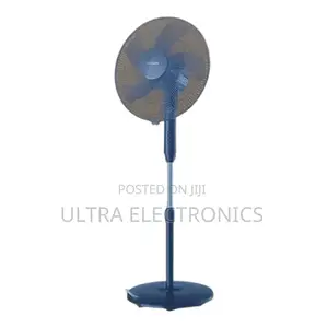 Philips 16-Inch Standing Fan in Dark Blue. Design: Features a 3-Lea