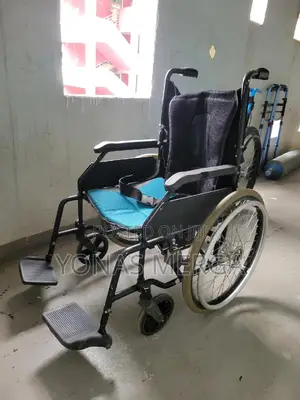 Folding Wheelchair- Attendant Propelled[Colour:Mustard][ Width:400mm]
