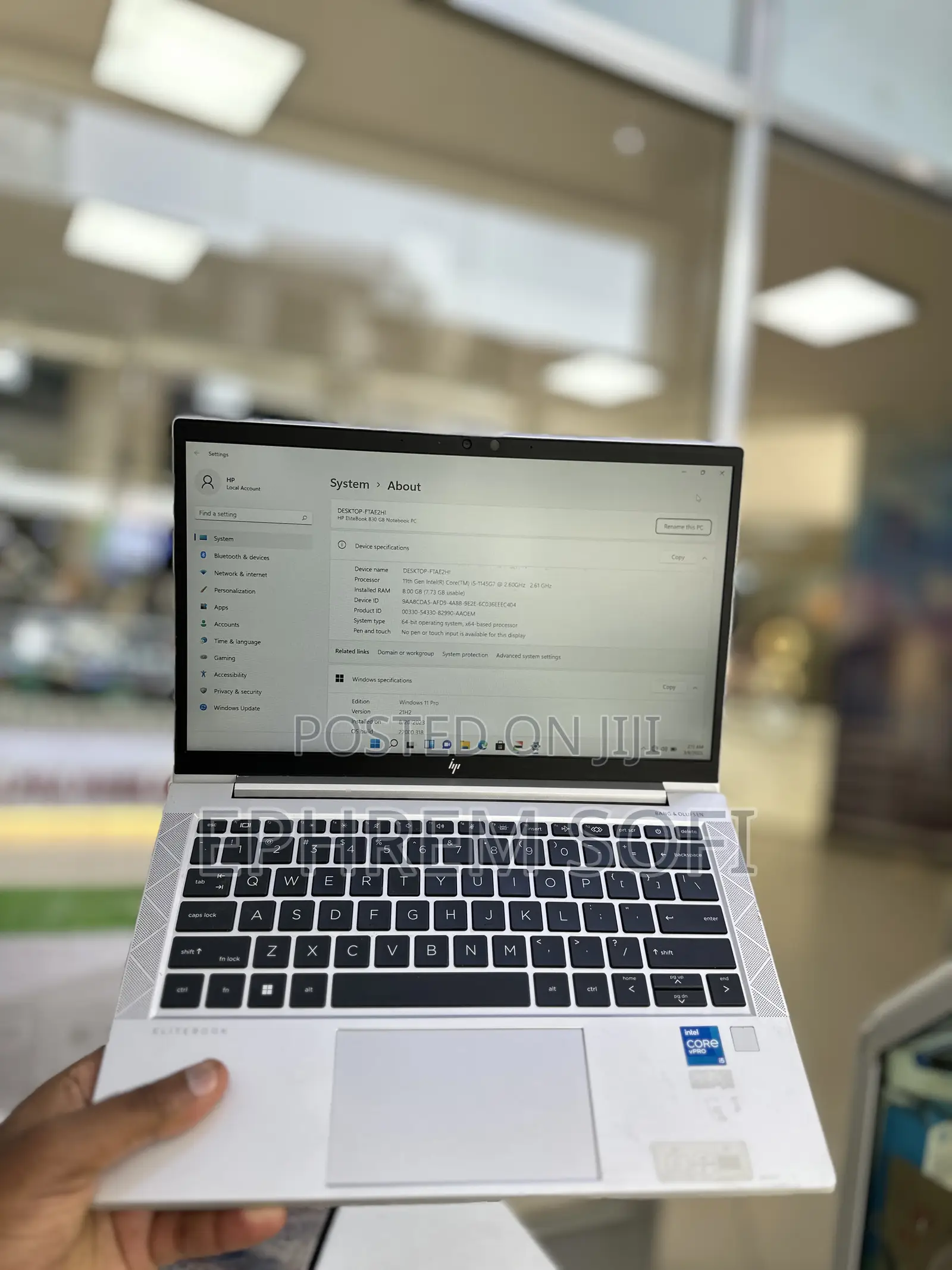 New Laptop HP EliteBook 830 8GB Intel Core i5 SSD 512GB