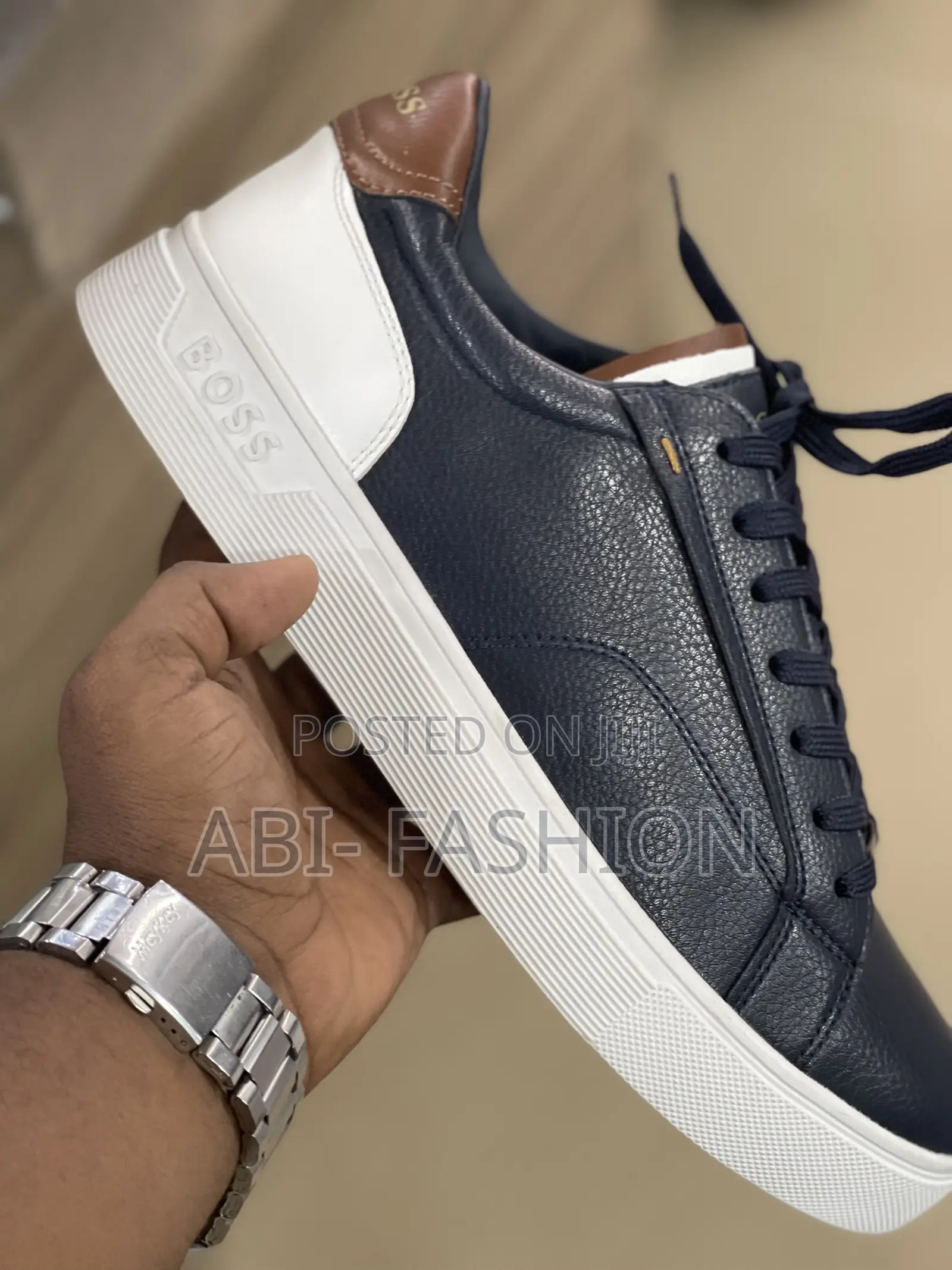 Boss Flat Puree Leather
