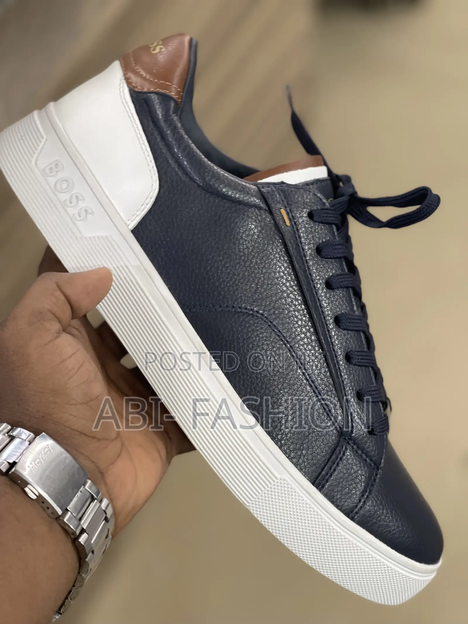 Boss Flat Puree Leather