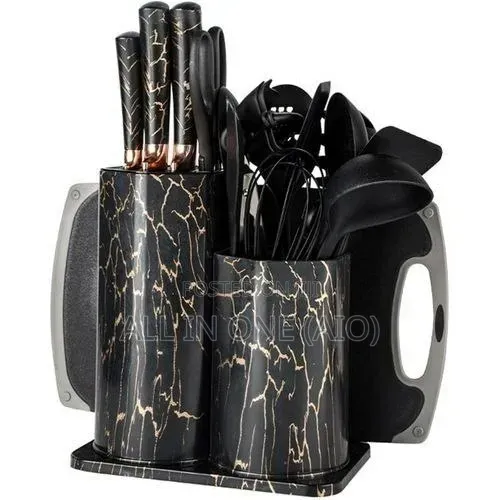 Silcone Kitchen Utensils Set ከፍተኛ ሙቀት የሚቋቋሙ 25set