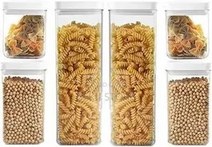 7 Pieces Food Storage Containers For Kitchen Organization የምግብ ማስቀመጫዎች