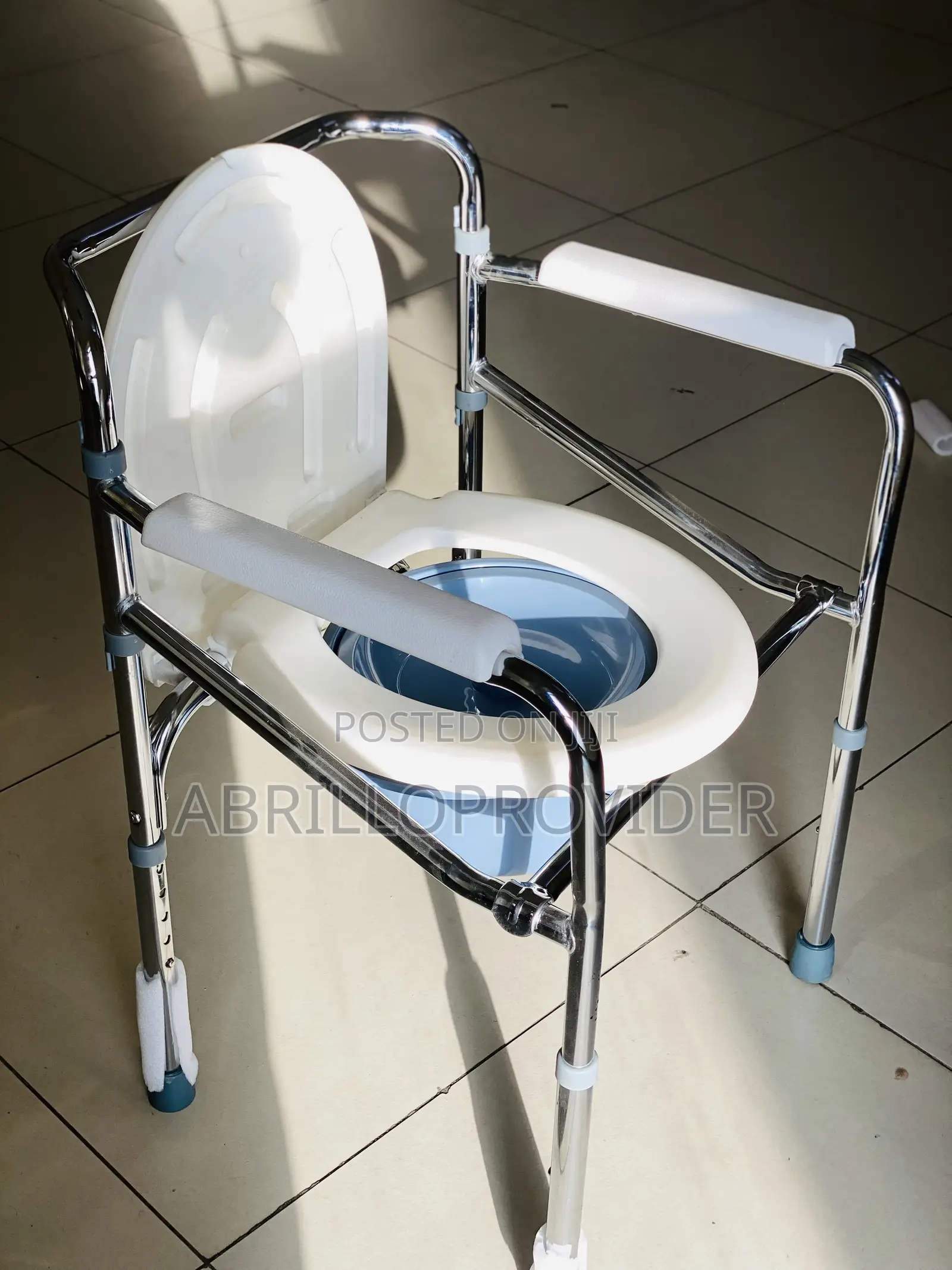 Folding Commode Chair Toilet Bathroom Safety