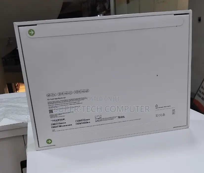 New Laptop Apple MacBook Air 2026 M5 13-inch 16GB Apple M5 SSD 512GB