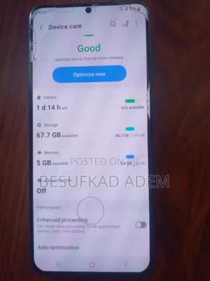 Samsung Galaxy S20+ 128 GB Black