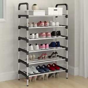 6 Layer Stainless Steel Shoes Rack