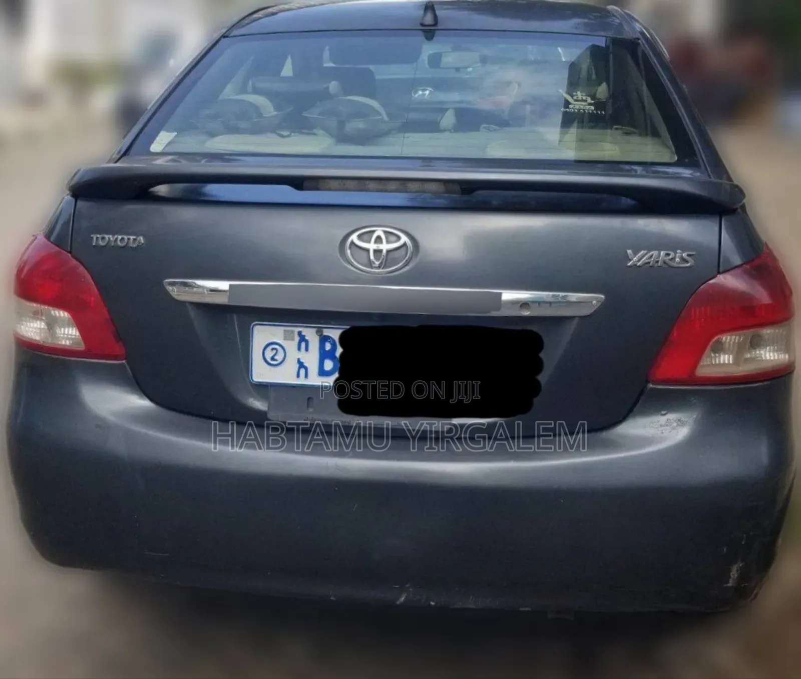 Toyota Yaris 2008 Gray