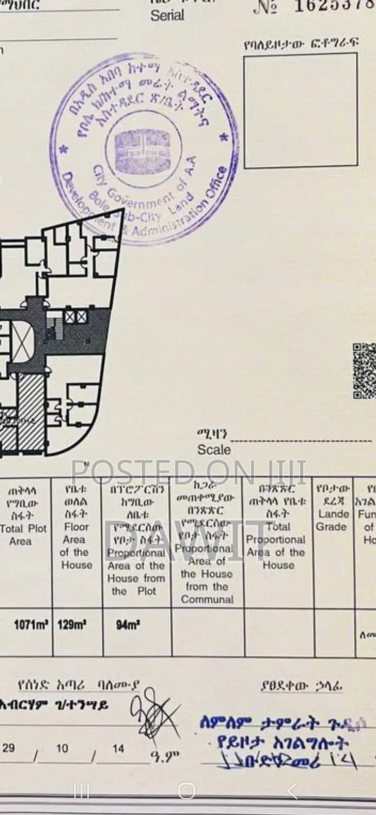 Office Space Sell in 22, Bole