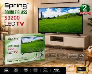 Spring S3200 Double Glass Led Tv – Brand New