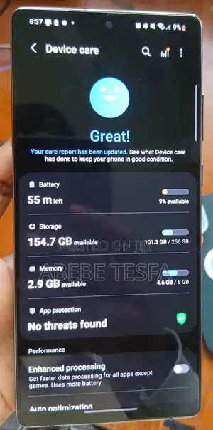 Samsung Galaxy Note 20 5G 256 GB Black