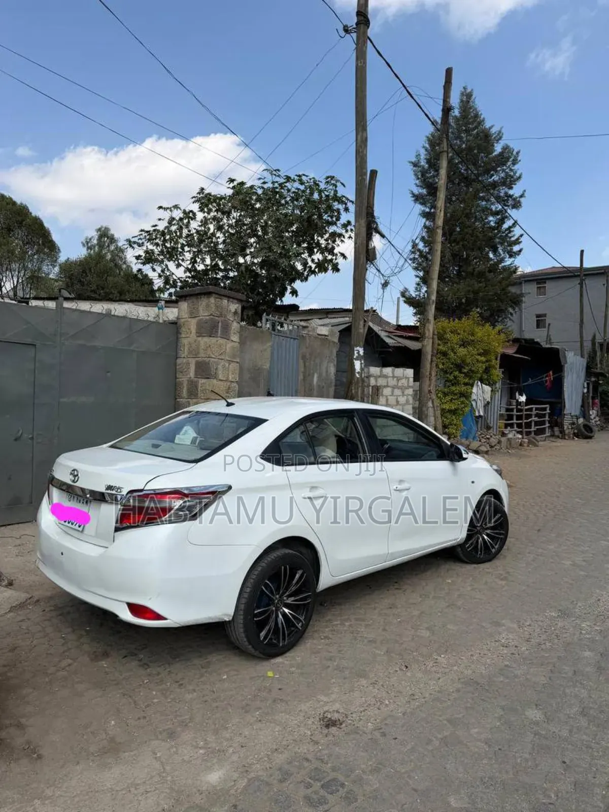 Toyota Yaris 2014 White