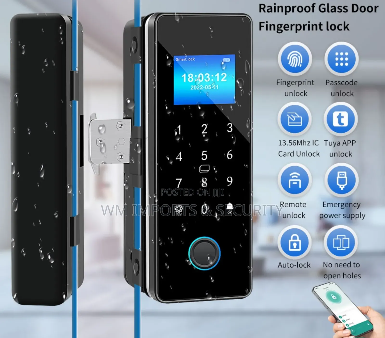 Frameless Samrt Door Lock