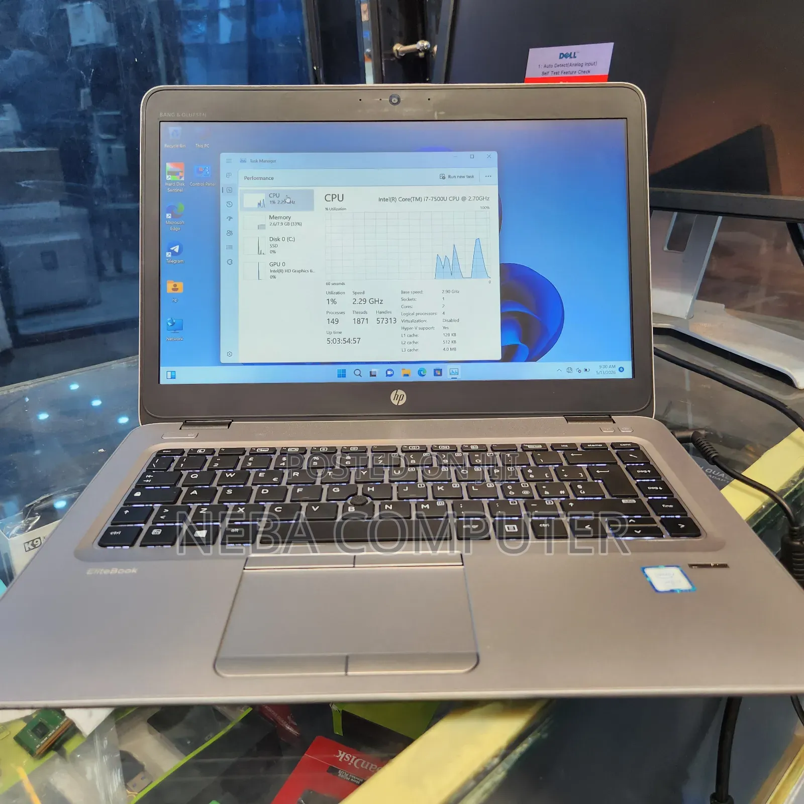 Laptop HP EliteBook 840 8GB Intel Core i7 SSD 256GB