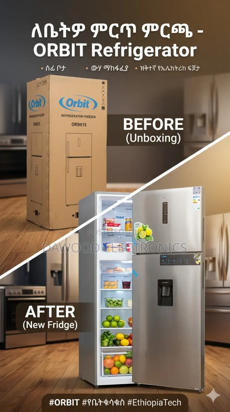 Orbit 615 Fan System Refrigeratorg