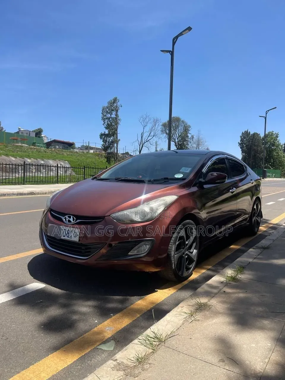 Hyundai Avante 2013 Brown