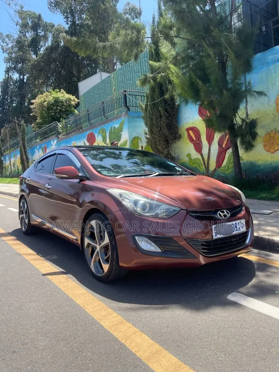 Hyundai Avante 2013 Brown