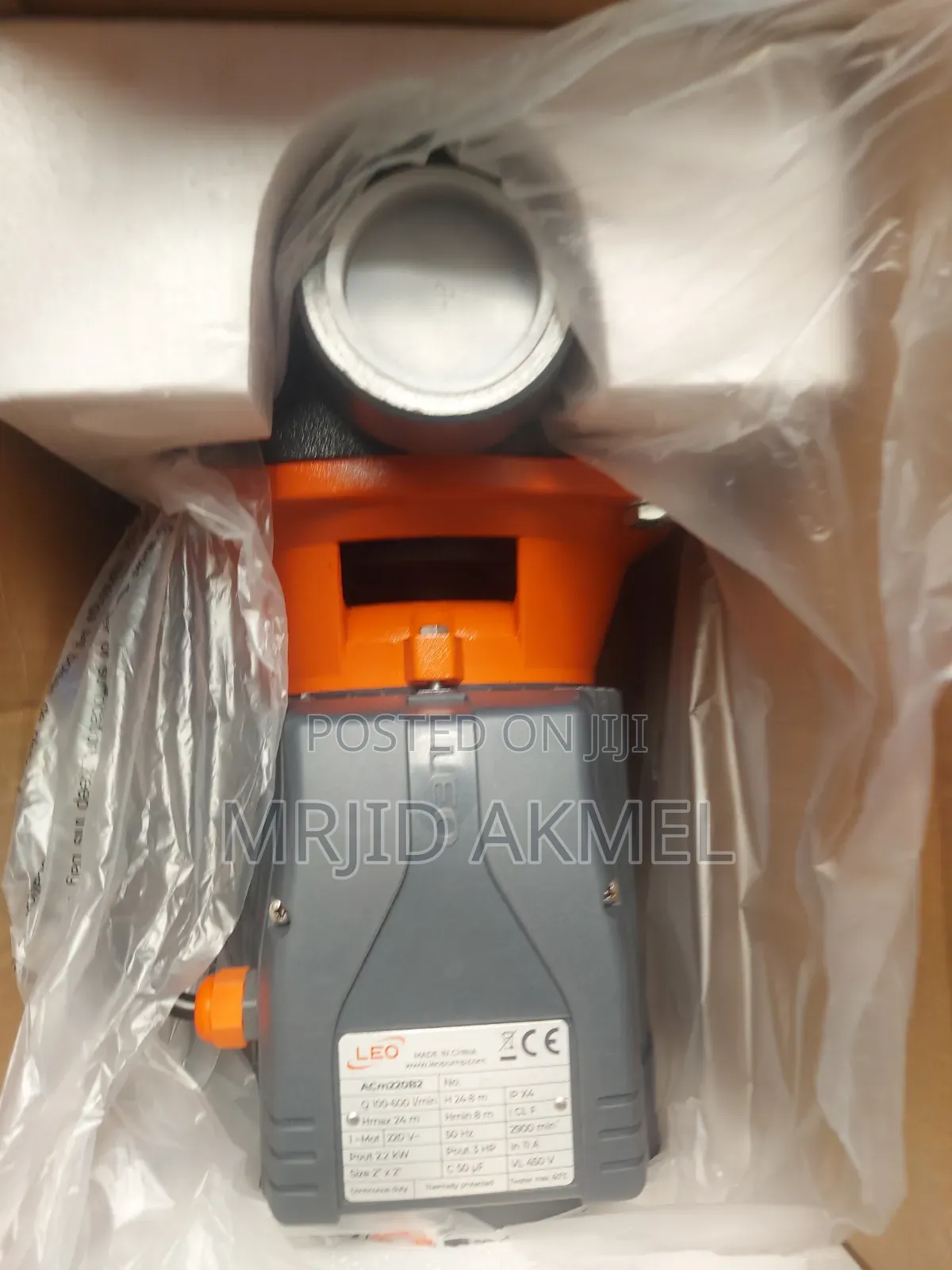 Leo 3hp 2.2kw Pump Hmax 24m 220v