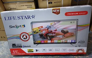 Lifestar Tv 55" Smart Android Tv Uhd ( With Full Garrantiy )