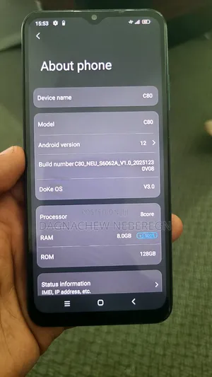 Blackview Oscal C80 128 GB Blue