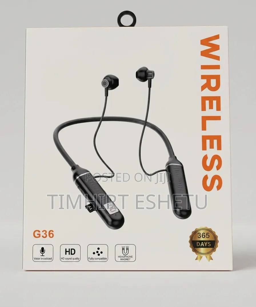 G36 Wireless Neckband Earphone