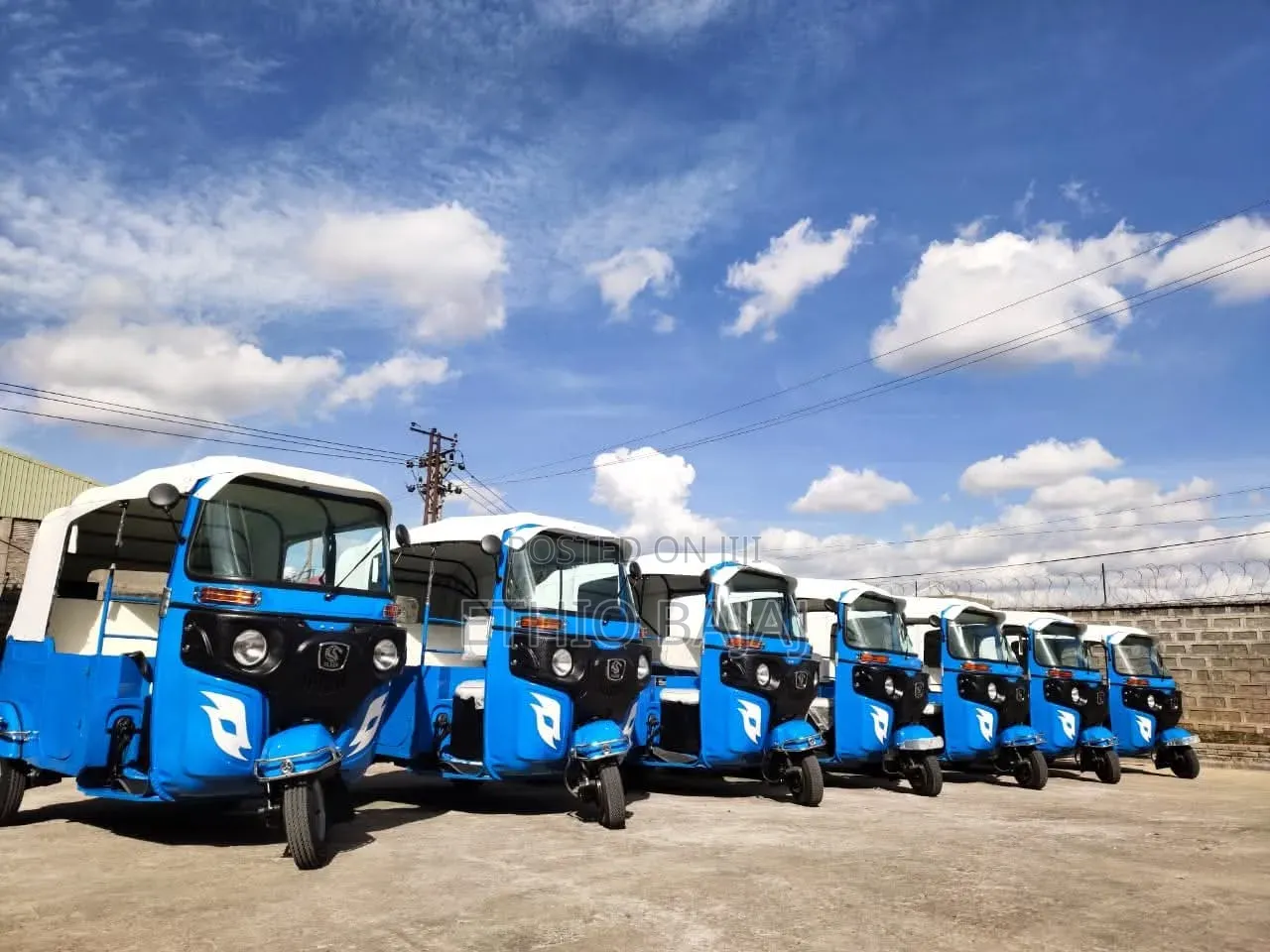 New Bajaj 2023 Blue
