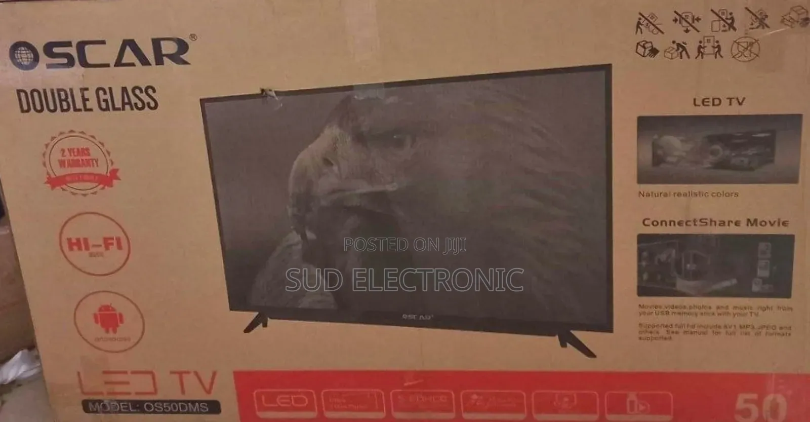 Oscar 50" New 2025 Smart Tv