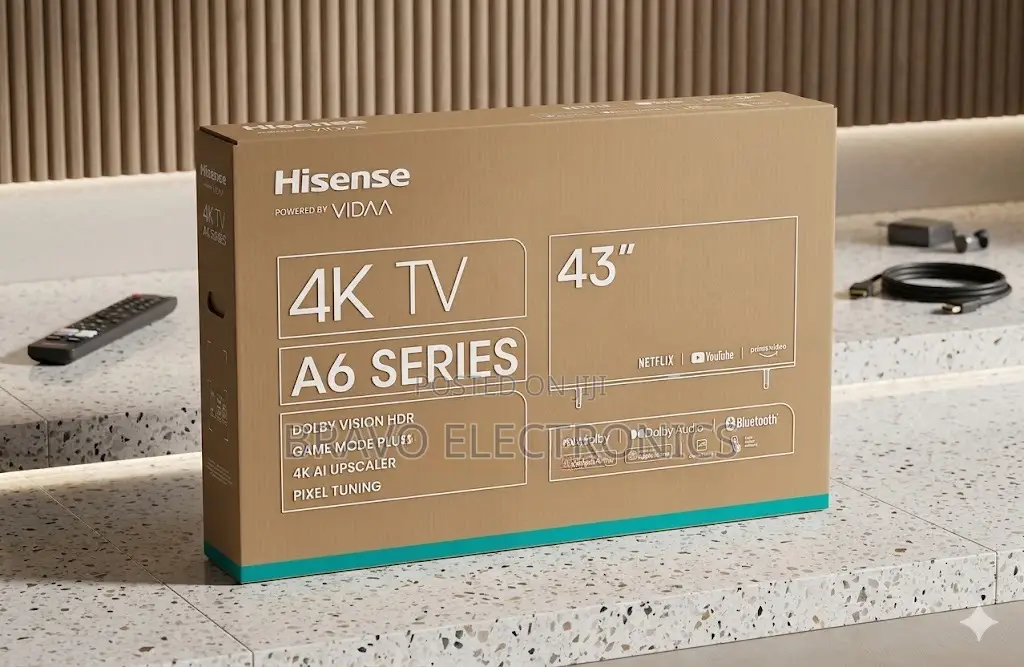 Hisense 43” Smart Tv | New Model | Clear Modern Entertainment