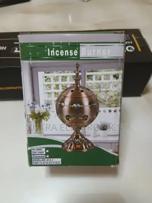 Incense Burner Vintage-Style Electric With Crystal Accents