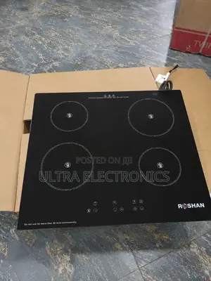 Roshan 4 Hotplate Touch Stove, a Modern Digital Electric Cooker.