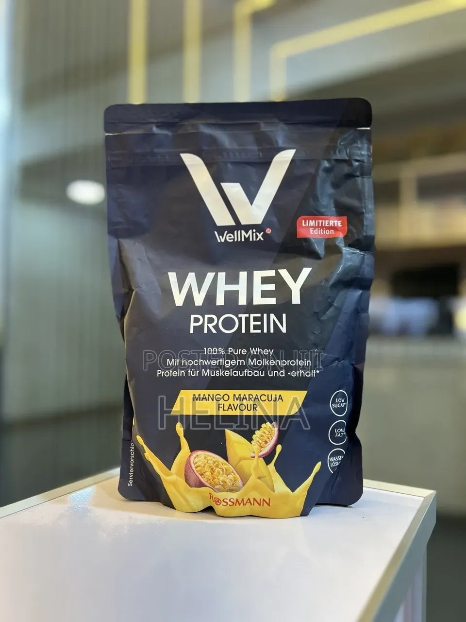 100 Pure Whey Protein Low Sugar, Low Fat Original From German
