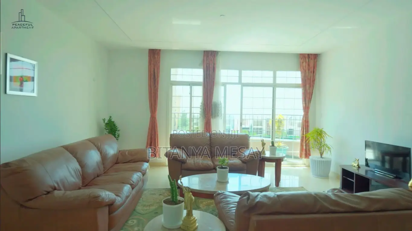 Furnished 3bdrm Apartment in Peaceful Luxury, Yeka for rent