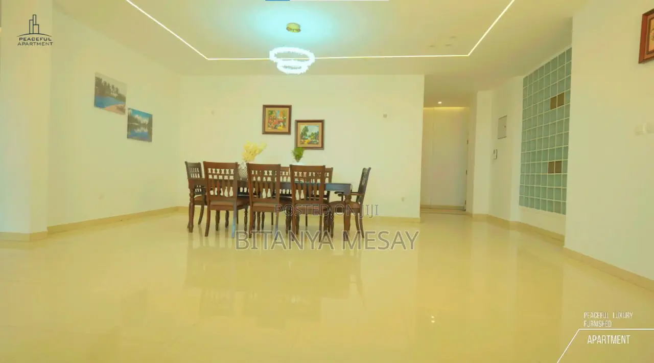 Furnished 4bdrm Apartment in Peaceful Luxury, Yeka for rent