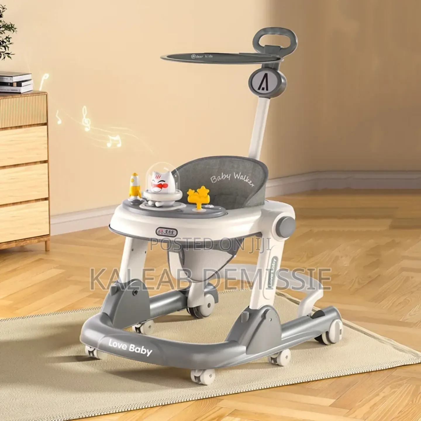 Multifunctional 3-in-1 Baby Walker and Activity Center