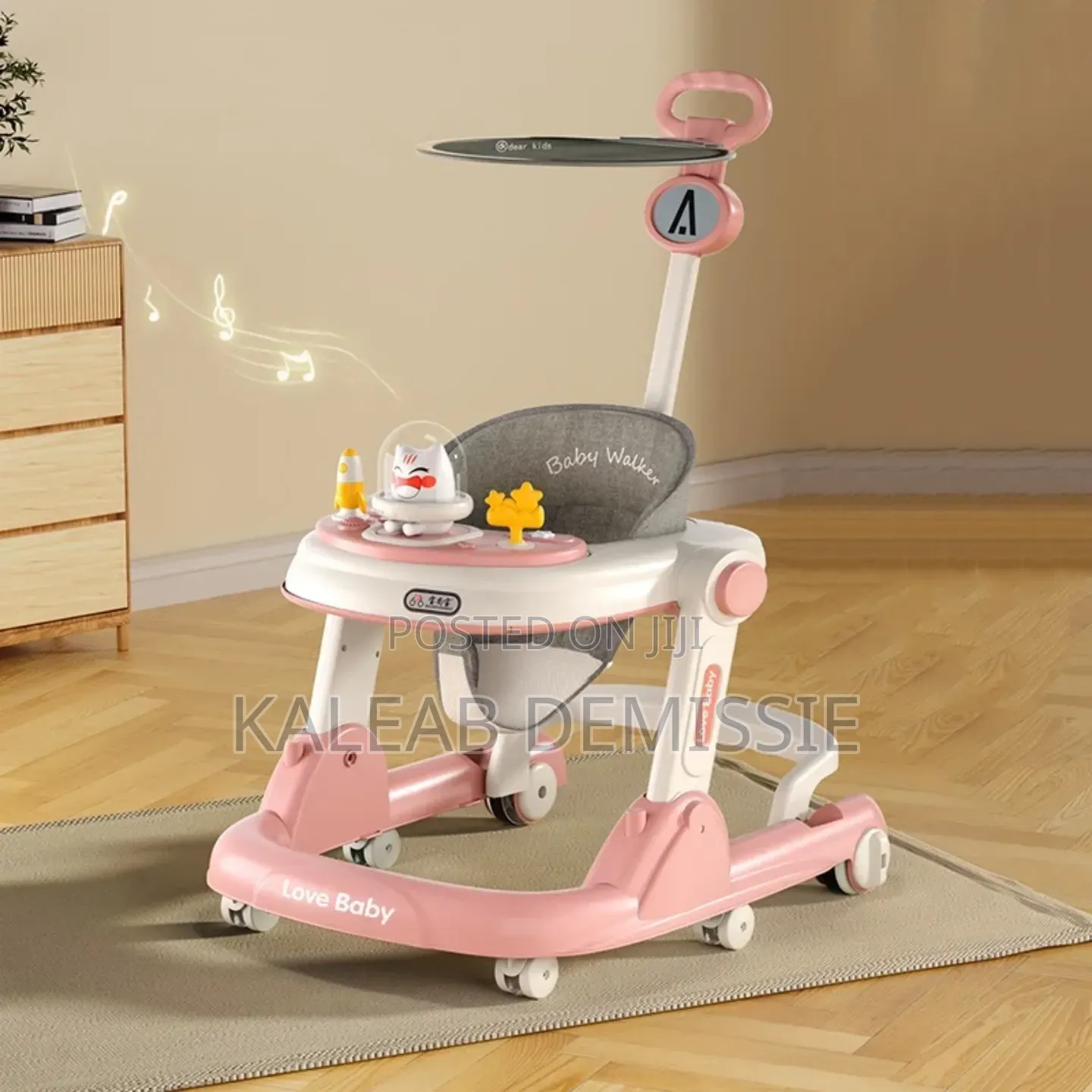 Multifunctional 3-in-1 Baby Walker and Activity Center